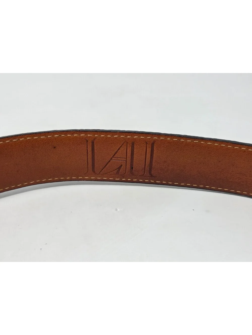 LAI California Genuine Lizard Leather Black Belt Size Medium